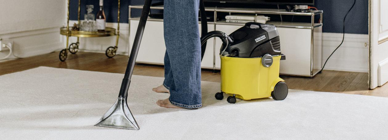 Влажная чистка ковров и напольных покрытий в домашних условиях техникой Kärcher